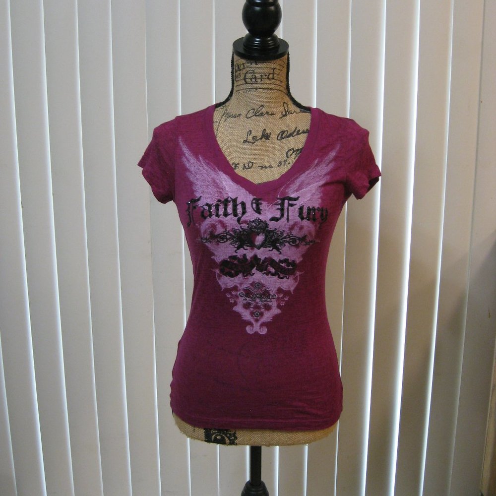 NWOT Express pink graphic tee t shirt top XS extra small